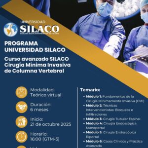 Curso Avanzado Cirugía Mínimamente Invasiva de Columna Vertebral 2025